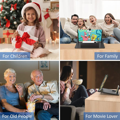 Premium 12 Inch Display | ✨3D 4K HD Screen Expander & Magnifier, Amplifier | Strong Phone Holder for All Smartphones with Anti scratch Features | FLAT💥Rs 150 OFF on UPI & Cards | Limited Offer