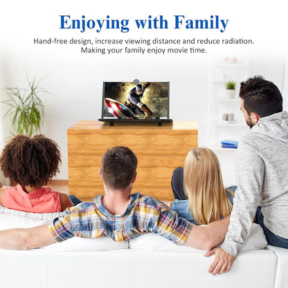 Premium 12 Inch Display | ✨3D 4K HD Screen Expander & Magnifier, Amplifier | Strong Phone Holder for All Smartphones with Anti scratch Features | FLAT💥Rs 150 OFF on UPI & Cards | Limited Offer
