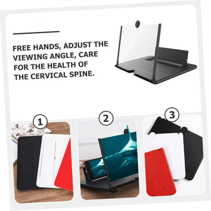 Premium 12 Inch Display | ✨3D 4K HD Screen Expander & Magnifier, Amplifier | Strong Phone Holder for All Smartphones with Anti scratch Features | FLAT💥Rs 150 OFF on UPI & Cards | Limited Offer
