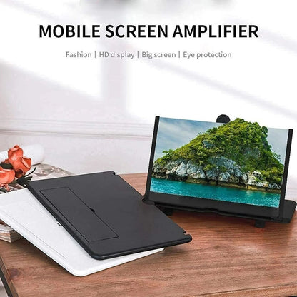 Premium 12 Inch Display | ✨3D 4K HD Screen Expander & Magnifier, Amplifier | Strong Phone Holder for All Smartphones with Anti scratch Features | FLAT💥Rs 150 OFF on UPI & Cards | Limited Offer